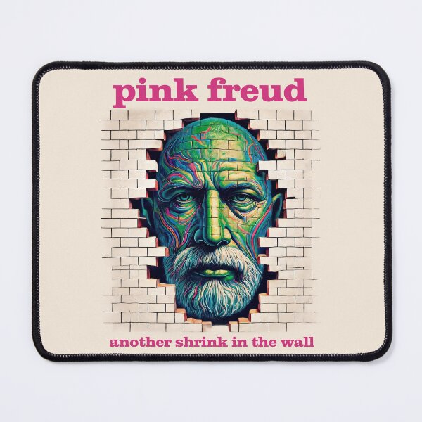 Item preview, Pink Freud Another Shrink in the Wall Parody Art designed and sold by Victor Shadehorn.