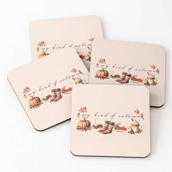 Item preview, My Kind of Autumn | Pumpkin Spice Girl Cozy Fall Art by Anne Brooke Art designed and sold by Anne Brooke Art.