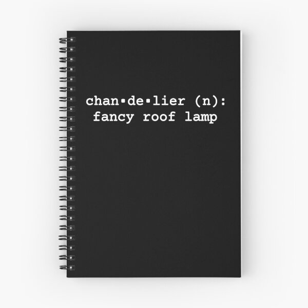 Item preview, Chandelier Definition - White Text designed and sold by the_life_of_riley.