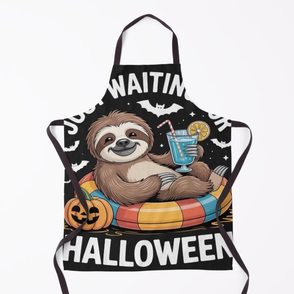 Item preview, Just Waiting For Halloween Cute Lazy Sloth Halloween designed and sold by GarinaguHN.