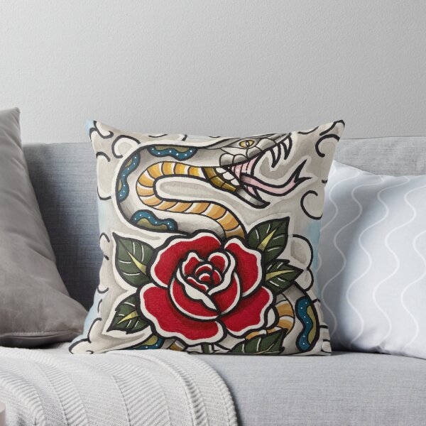 Item preview, Tattoo Snake and Roses  designed and sold by ExORiginsTahlee.