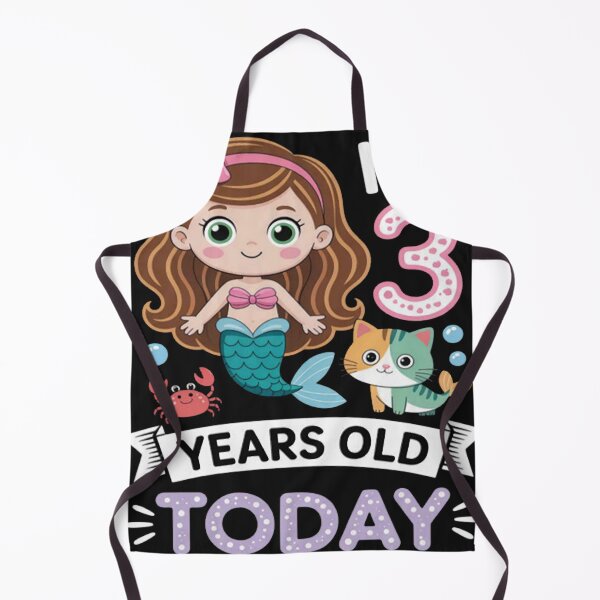 Item preview, Kawaii Cat Mermaid I’m 3 Years Old Today 3rd Birthday Happy designed and sold by GarinaguHN.