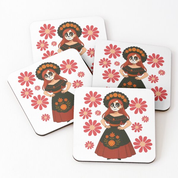 Item preview, Catrina Elegant Flowers Halloween designed and sold by ArtMochis.
