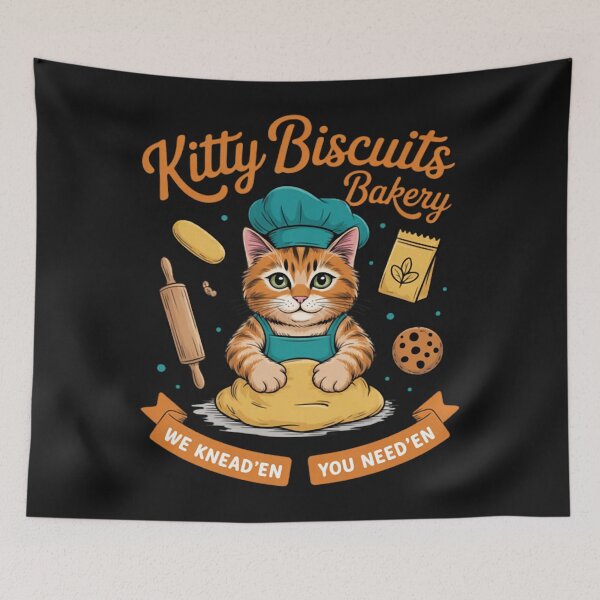 Item preview, Kitty Biscuits Bakery Little Cat Baking designed and sold by Vastingan.