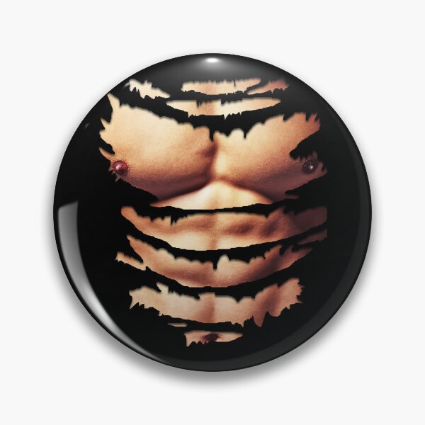 Item preview, Printed Realistic Chest Six Pack Abs Muscles Funny Halloween designed and sold by JaedenMurphy6.
