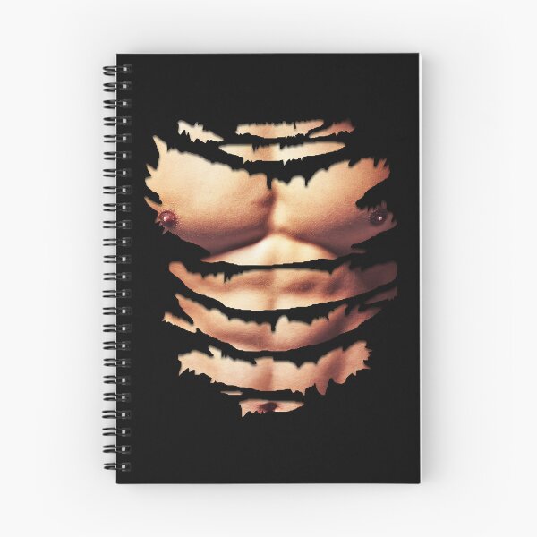 Item preview, Printed Realistic Chest Six Pack Abs Muscles Funny Halloween designed and sold by JaedenMurphy6.