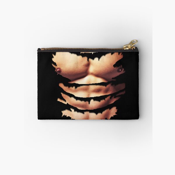 Item preview, Printed Realistic Chest Six Pack Abs Muscles Funny Halloween designed and sold by JaedenMurphy6.