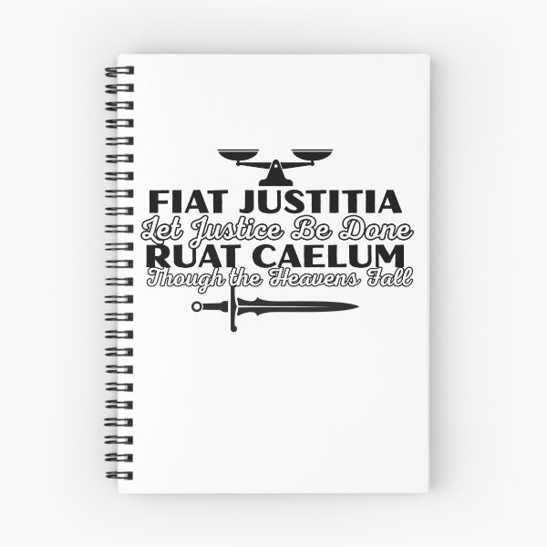 Item preview, Fiat Justitia Ruat Caelum - black text designed and sold by the_life_of_riley.