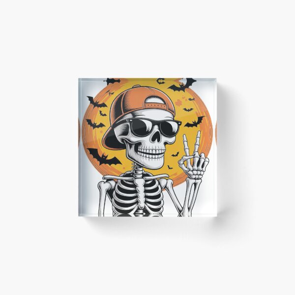 Item preview, Rocker Skeleton Rock On Hand Halloween Skeleton designed and sold by GarinaguHN.