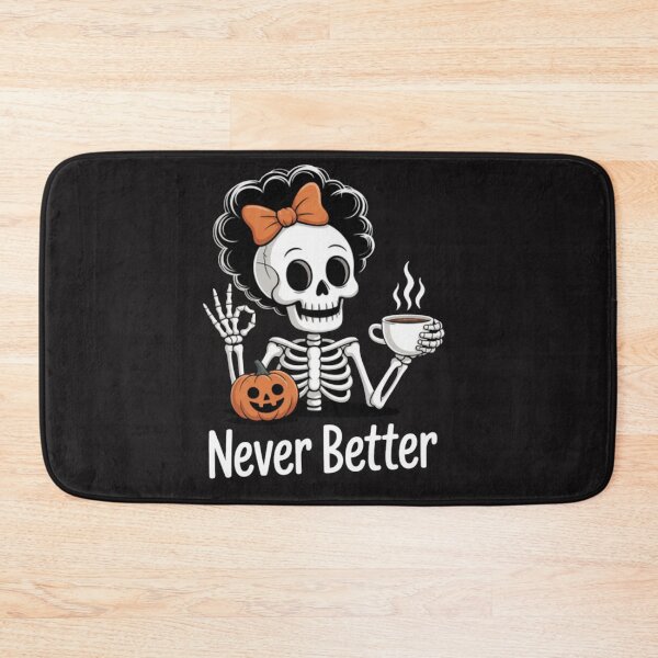 Item preview, Messy Bun Coffee Never Better Skeleton Women Coquette  designed and sold by Ikwalima.