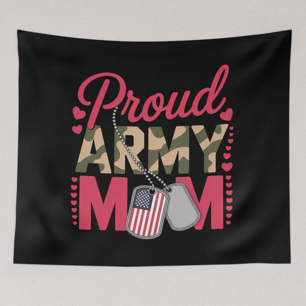 Item preview, Army US Flag Military Mothers Day designed and sold by tearbytea.