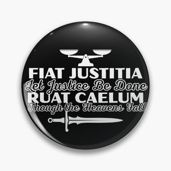 Item preview, Fiat Justitia Ruat Caelum - white text designed and sold by the_life_of_riley.