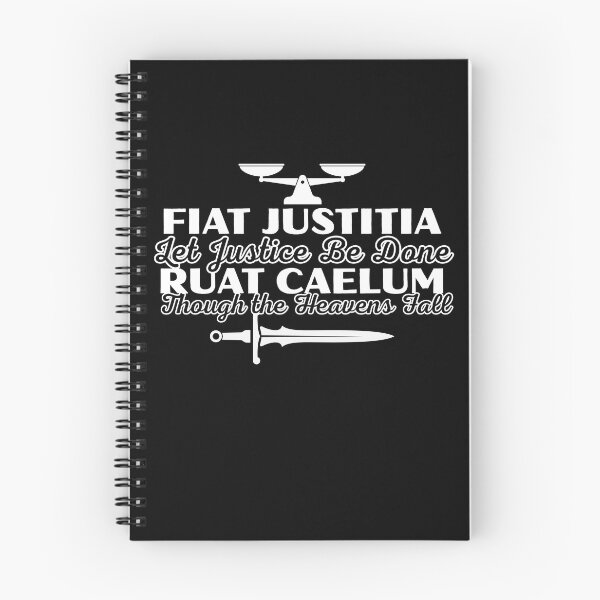 Item preview, Fiat Justitia Ruat Caelum - white text designed and sold by the_life_of_riley.