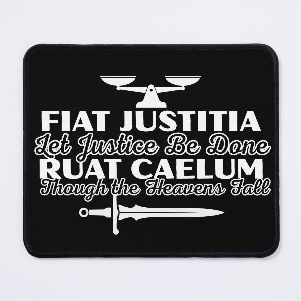 Item preview, Fiat Justitia Ruat Caelum - white text designed and sold by the_life_of_riley.