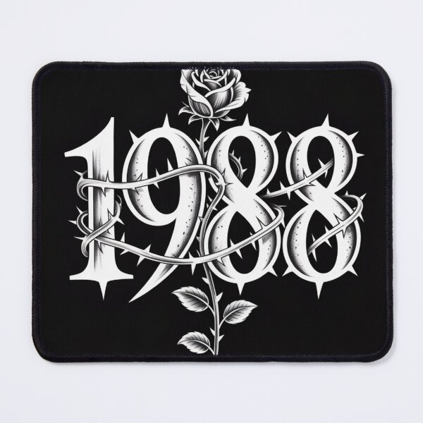 Item preview, 1988 Rose Thorns Birthday Year Gothic Grunge Art designed and sold by PNG PAPER STUDIO.