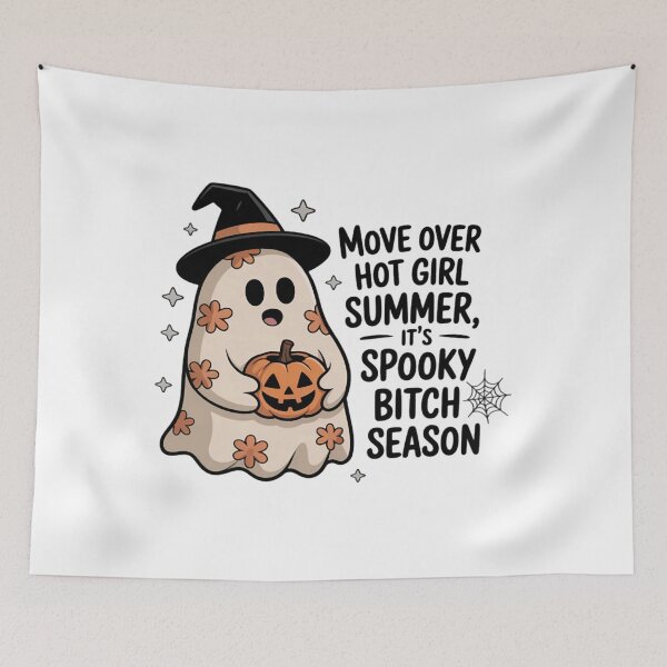 Item preview, Move Over hot Girl Summer It's Spooky Bitch Season  designed and sold by Ikwalima.