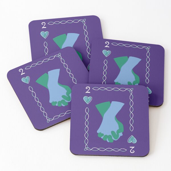 Item preview, Gay 2 of Hearts holding hands designed and sold by EBParsley.