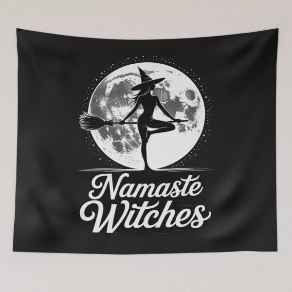 Item preview, Namaste Witches Halloween Yoga Lover designed and sold by Ikwalima.