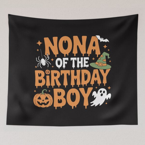 Artikelvorschau, Nona von The Birthday Boy Halloween 1. Geburtstag Junge entworfen und verkauft von Ikwalima.