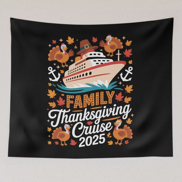 Item preview, Autumn Cruise Squad Family Thanksgiving Cruise 2025 designed and sold by tearbytea.