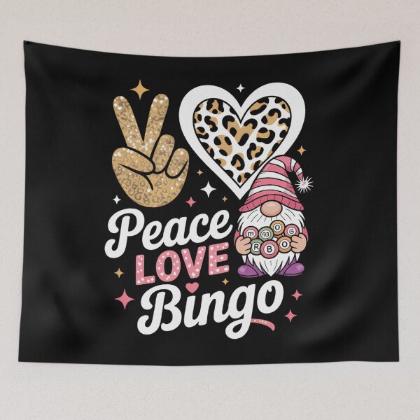 Item preview, Bingo Funny Gnomes Lovers designed and sold by tearbytea.
