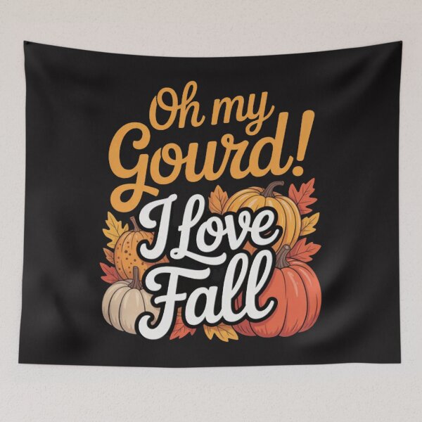 Item preview, Oh My Gourd I Love Fall Thanksgiving Pumpkin Autumn designed and sold by Ikwalima.