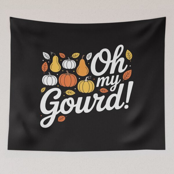 Item preview, Oh my gourd love fall sarcastic pumpkin fall leaves designed and sold by Ikwalima.