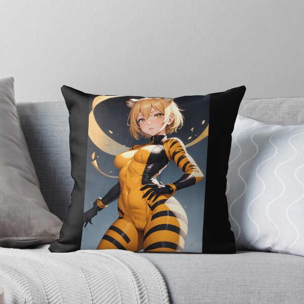 Item preview, Tigress Hunter: Golden Striped Jumpsuit with Dynamic Aura designed and sold by iloveanimechibi.