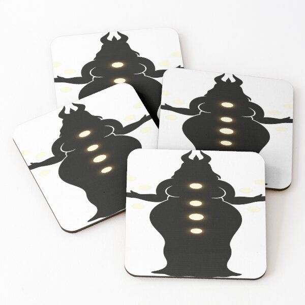 Item preview, Mystical Silhouette with Glowing Orbs Art Print designed and sold by ScarredGoddess.