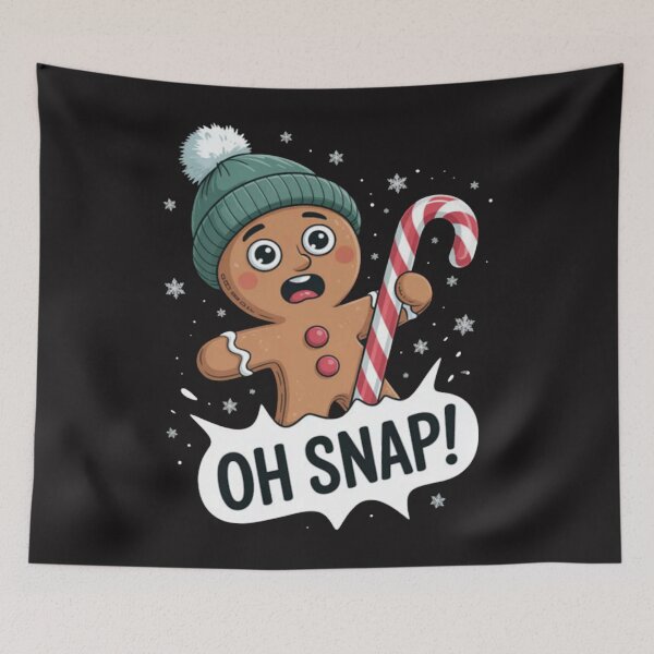Item preview, Oh Snap Gingerbread Man Cookie  designed and sold by Ikwalima.