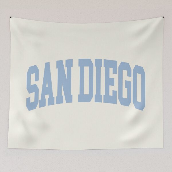 Item preview, San Diego - College Font Curved Typography designed and sold by chosenhomes.