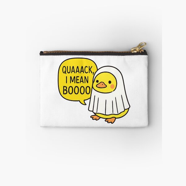 Item preview, Quaaack, I Mean Boo! Halloween Ghost Duck Sticker designed and sold by FestivityFinds.