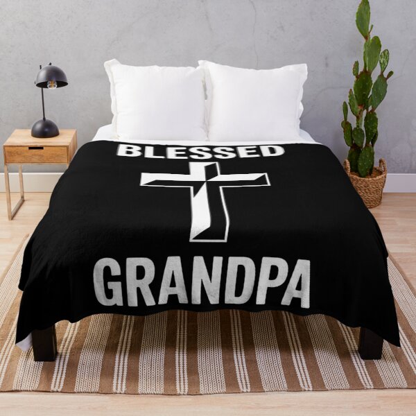 Item preview, Blessed Grandpa Christian Cross Religious designed and sold by tearbytea.