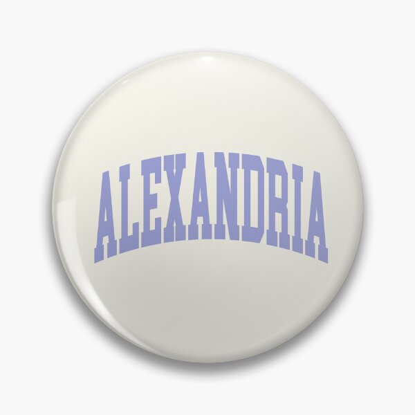 Item preview, Alexandria VA - College Font Curved Typography designed and sold by chosenhomes.