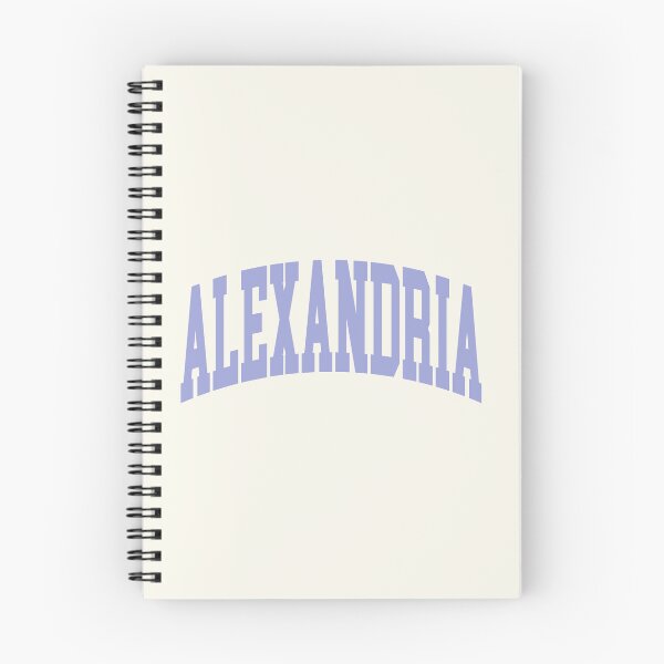 Item preview, Alexandria VA - College Font Curved Typography designed and sold by chosenhomes.