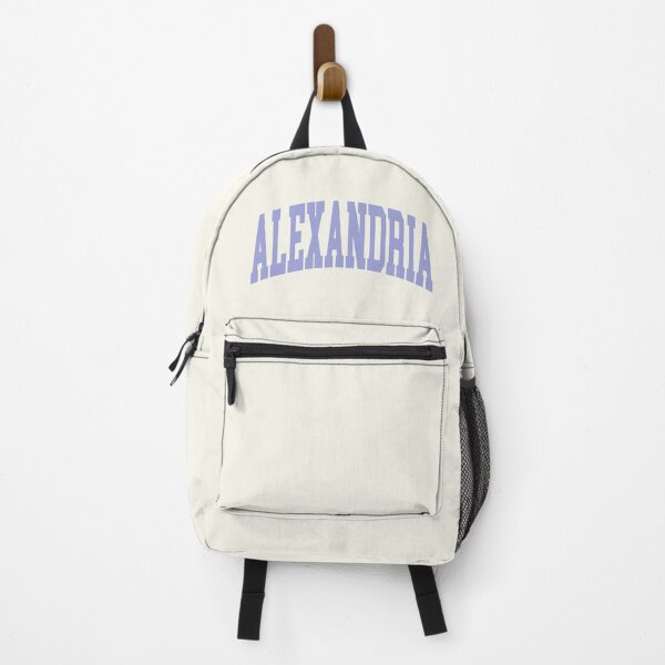 Item preview, Alexandria VA - College Font Curved Typography designed and sold by chosenhomes.