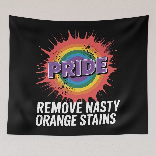 Item preview, Removes Nasty Orange Stains Lgbtq Pride Month designed and sold by SlogariArt.