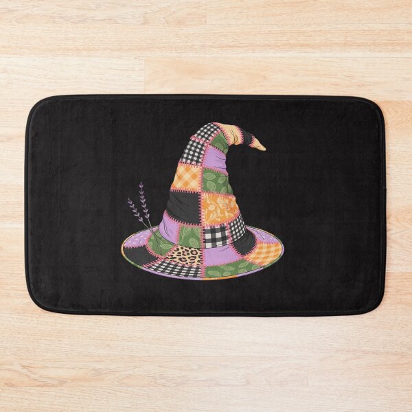 Item preview, Patchwork Witch Hat Halloween Quilt  designed and sold by Ikwalima.