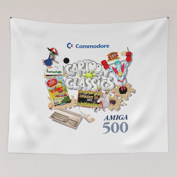Item preview, The Iconic Box Artwork 'Cartoon Classics' Amiga 500 1991  designed and sold by Helenedemers.