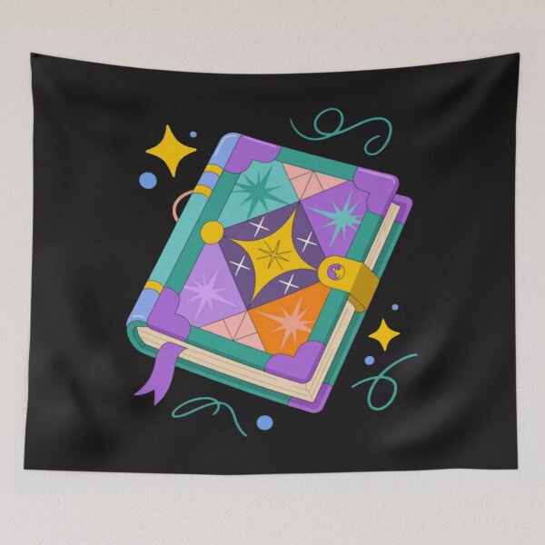Item preview, Patchwork Witch Spell Book Witchcraft Halloween Quilt designed and sold by Ikwalima.