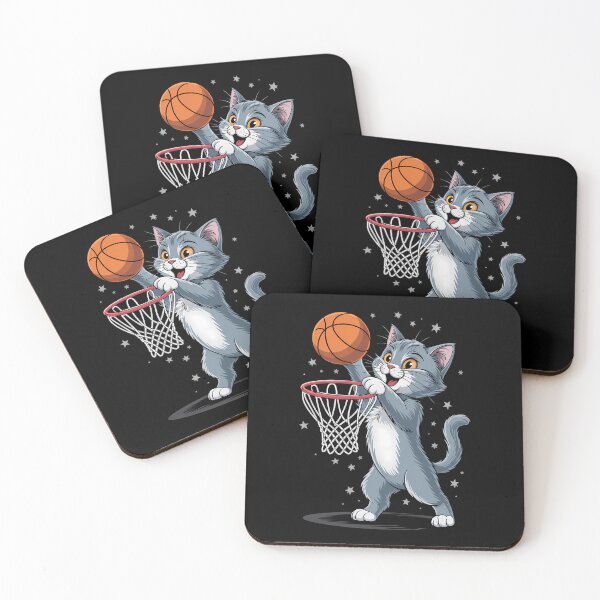 Item preview, Cat Playing Basketball Funny designed and sold by tearbytea.