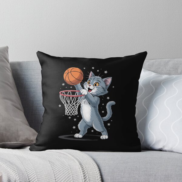 Item preview, Cat Playing Basketball Funny designed and sold by tearbytea.