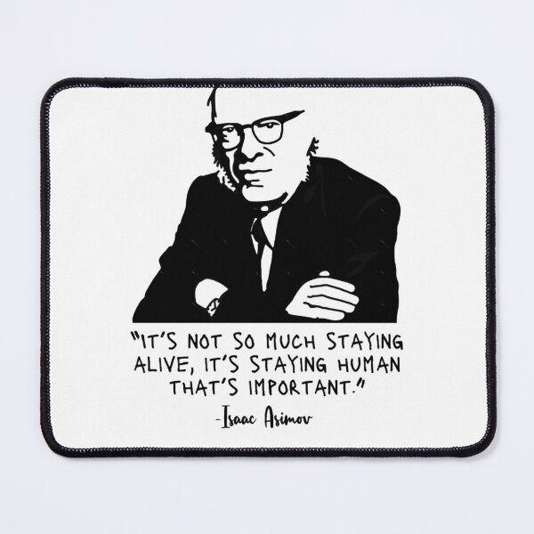 Item preview, Isaac Asimov Portrait and quote (7) designed and sold by JezebelGerda.