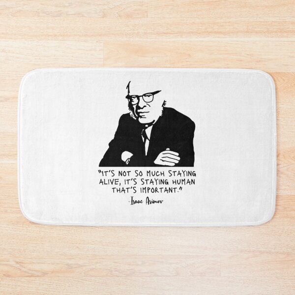 Item preview, Isaac Asimov Portrait and quote (7) designed and sold by JezebelGerda.