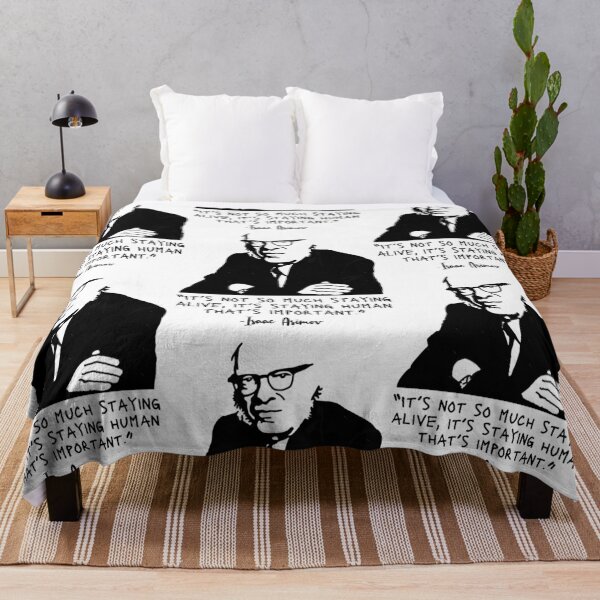 Item preview, Isaac Asimov Portrait and quote (7) designed and sold by JezebelGerda.