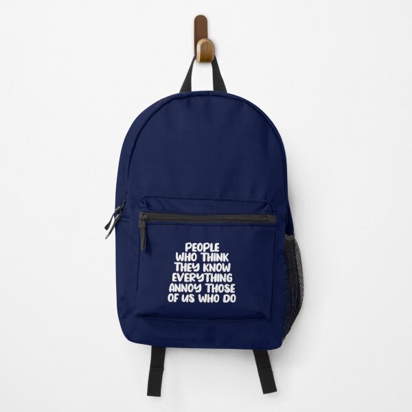 Item preview, People Who Think The Know Adult Humor Graphic Novelty Sarcastic Funny designed and sold by JezebelGerda.