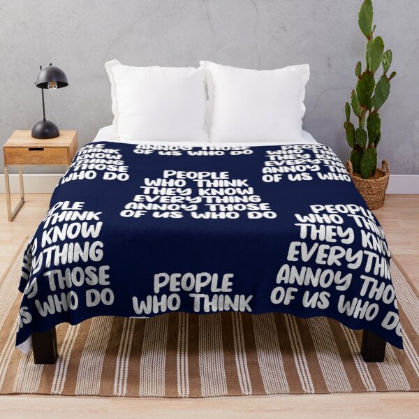 Item preview, People Who Think The Know Adult Humor Graphic Novelty Sarcastic Funny designed and sold by JezebelGerda.