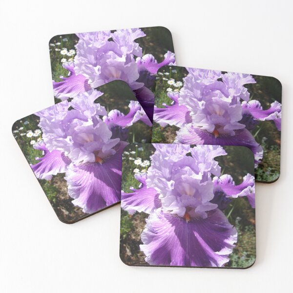 Item preview, Purple Iris Flower Garden Photo Lavender designed and sold by Sarah  Rajkotwala.