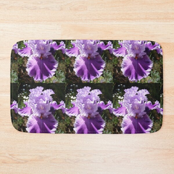 Item preview, Purple Iris Flower Garden Photo Lavender designed and sold by Sarah  Rajkotwala.
