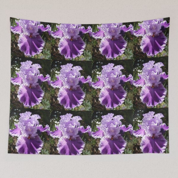 Item preview, Purple Iris Flower Garden Photo Lavender designed and sold by Sarah  Rajkotwala.